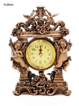 Часы статуэтка Амурчики 25 см / 8890A /уп 24/