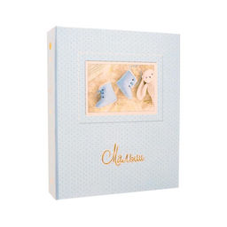 Фотоальбом на 200 фото 10×15 см «Малыш», голубой