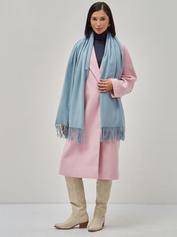 В составе шерсть ! теплый двусторонний палантин - Tantino фото 5