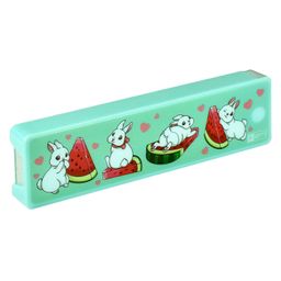 Пенал школьный, арт.57959/ 50 КРОЛИКИ 20х5.5х2.2 см, АБС-пластик, полистирол, полиэтилентерефталат,