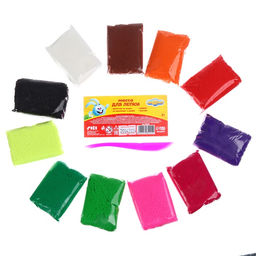 Воздушный пластилин, прыгающий «Смешарики», 12 цветов