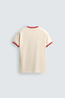 RIB T-SHIRT WITH CONTRAST HEART - Zara фото 8