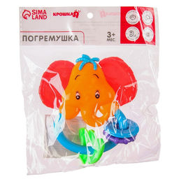 Погремушка Африка: Слоник, цвет МИКС - Крошка я фото 7