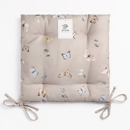Подушка Этель Butterflies 42×42 см, 100% хл, рогожка 186 г/м²