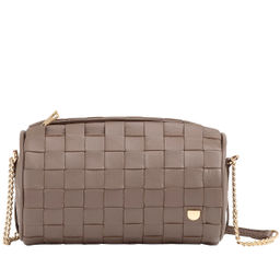 Итальянская кожаная сумка DuDu Bags серии Abigail | тауп - Dudubags фото 2