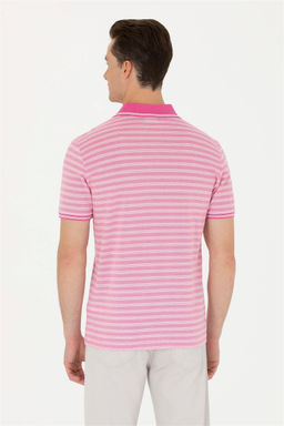 Мужская розовая футболка Неожиданная скидка в корзине - U.s. polo assn фото 5