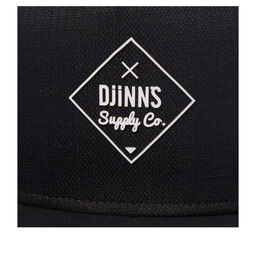 Бейсболка DJINNS арт. 6P SB Cottoncheck (черный)
