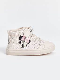 Minnie Mouse Bask?l? K?z Bebek Spor Ayakkab? - Waikiki фото 2