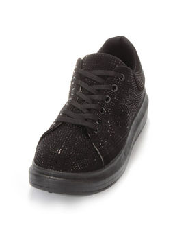 05-6739-2 BLACK Кроссовки женские (искусственные материалы) - No name фото 4