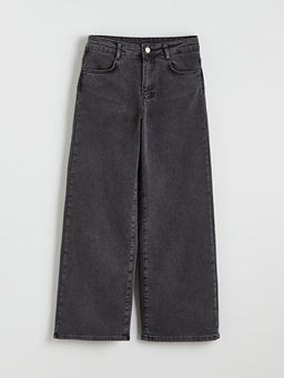 Wideleg K?z ?ocuk Jean Pantolon