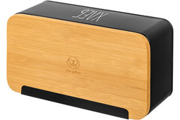 Хлебница 33*18*13 см Черная с бамбуковой крышкой-доской (с надписью хлеб) - Elan gallery фото 7