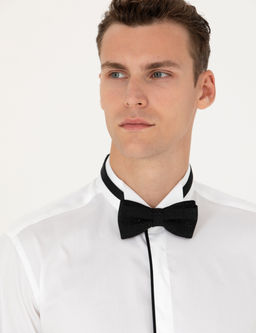 Beyaz Slim Fit Smokin G_mlek