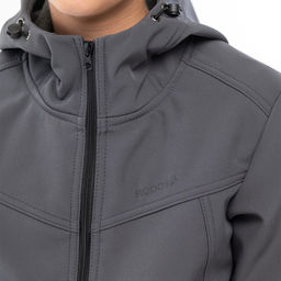 RODOS Куртка софтшелл для мальчика демисезон М-311д Тёмно-серый  фото 6