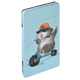 Пенал школьный Феникс+, арт.62062/ 30 ХОМЯК НА САМОКАТЕ