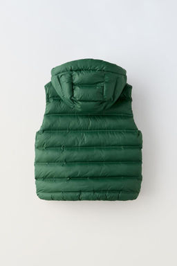PADDED GILET WITH HOOD - Zara фото 2