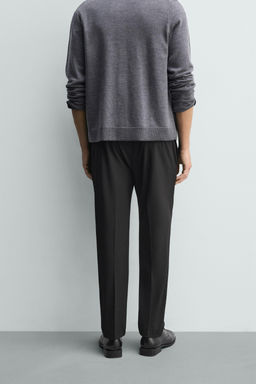 COMFORT FIT JOGGER WAIST TROUSERS - Zara фото 53