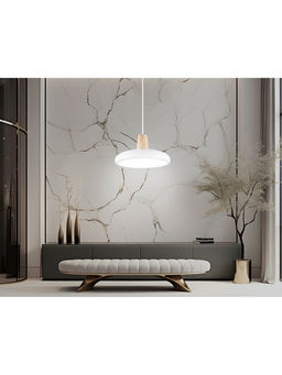 Светильник подвесной LED FL4838, 3000-6000К, 24Вт, d20 h80 см, без ПДУ, белый