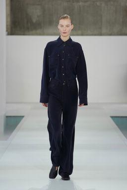 PANTAL?N DE SEDA EFECTO DENIM - H&m фото 3