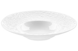 Тарелка глубокая Elan Gallery Веточки-цветочки фарфор 25×25×5.5 см фото 4