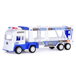 Автовоз "Полиция" с машинками, под колпаком