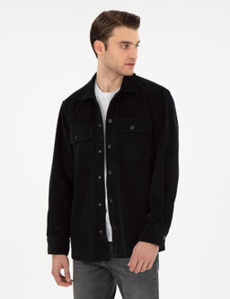 Siyah Oversize Uzun Kollu G_mlek