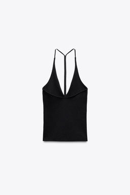 HALTER TOP WITH STRAP DETAIL - Zara фото 13
