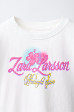 CAMISETA ZARA LARSSON  / Blanco