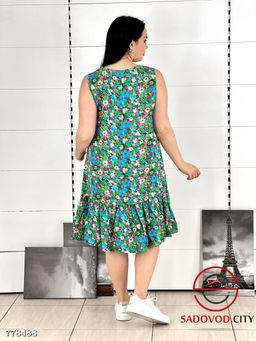 Летний сарафан в цветочек