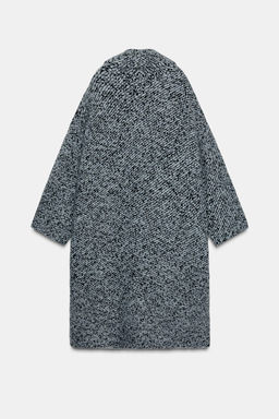 KNIT COAT WITH WRAPAROUND COLLAR - Zara фото 4