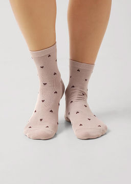 CLES Носки жен.L3004 market line хл+эл бежевый