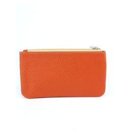 Портмоне женское Croco-ПР-805 натуральная кожа 3 отд, 4 карм, оранжевый флотер (36) 265381  фото 2