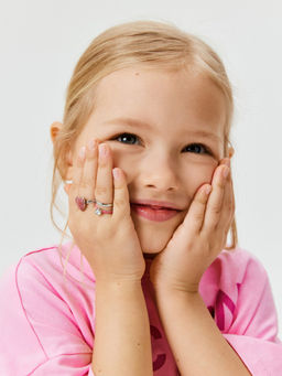 ACOOLA / Набор из 5 колец дет. Rige золотистый  фото 2