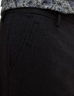 A__k Lacivert Slim Fit Kanvas Pantolon
