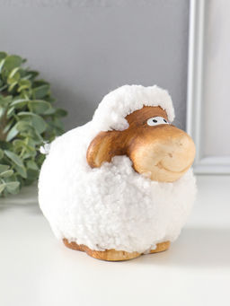 Фигурка керамика «Снежный барашек», 13.5×10.5×12 см