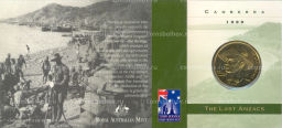 Монета 1 доллар 1999 года С Австралия Последние из АНЗАК (в блистере)