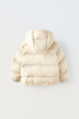 WATER-REPELLENT HOODED PUFFER JACKET - Zara фото 2