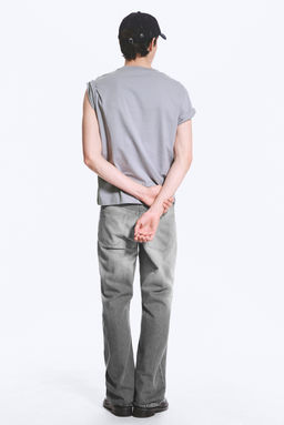 Vaqueros de tiro medio y pernera bootcut holgada Mercury - H&m фото 7