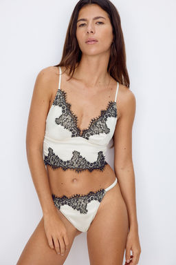 Bralette de saten con relleno - H&m фото 2