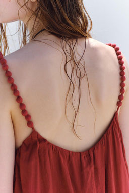 OVERSIZED STRAPPY DRESS - Zara фото 5