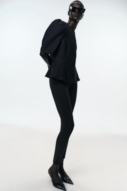 PUFF SLEEVE PEPLUM TOP - Zara фото 3