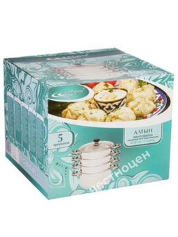 Мантоварка 30см 4- секции 21,5л индукц. дно КТ-304АТ