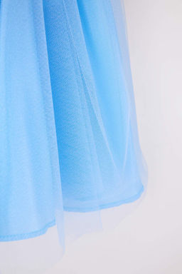 K?rm?z? K?z Cocuk Regular/Normal Kal?p Kurdeleli Tutu Dokuma Etek TKDAW25ET00004 - Trendyolmilla фото 6