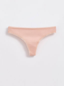 CONTE Трусы женские string BASIC LINE LST 2029 (вешалка) peach