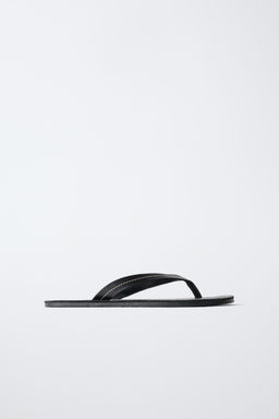 SANDALIA PIEL / Negro