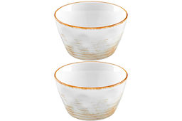 Набор 2 салатников 550 мл 13,5*13,5*7,5 см Кантри, натуральный, фарфор - Elan gallery фото 4