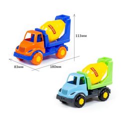 Автомобиль-бетоновоз "Кнопик" (51998) в сеточке 18*8,3*11,3см, Полесье