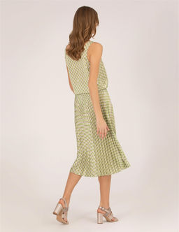 Ye_il Pileli Etek - Pierre cardin фото 4