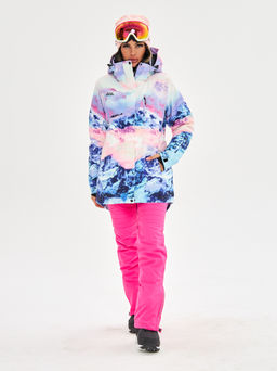 Женская горнолыжная сноубордическая куртка Alpha Endless Ultra Chaleur SNB 423/316_9 Разноцветный  фото 21