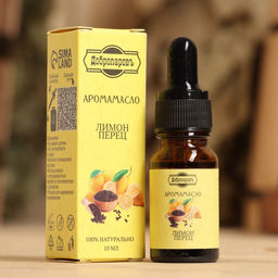 Эфирное масло Лимон и чёрный перец, удобный дозатор, 10 мл Добропаровъ