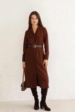 Платье-рубашка с английским воротником - Martichelli фото 185